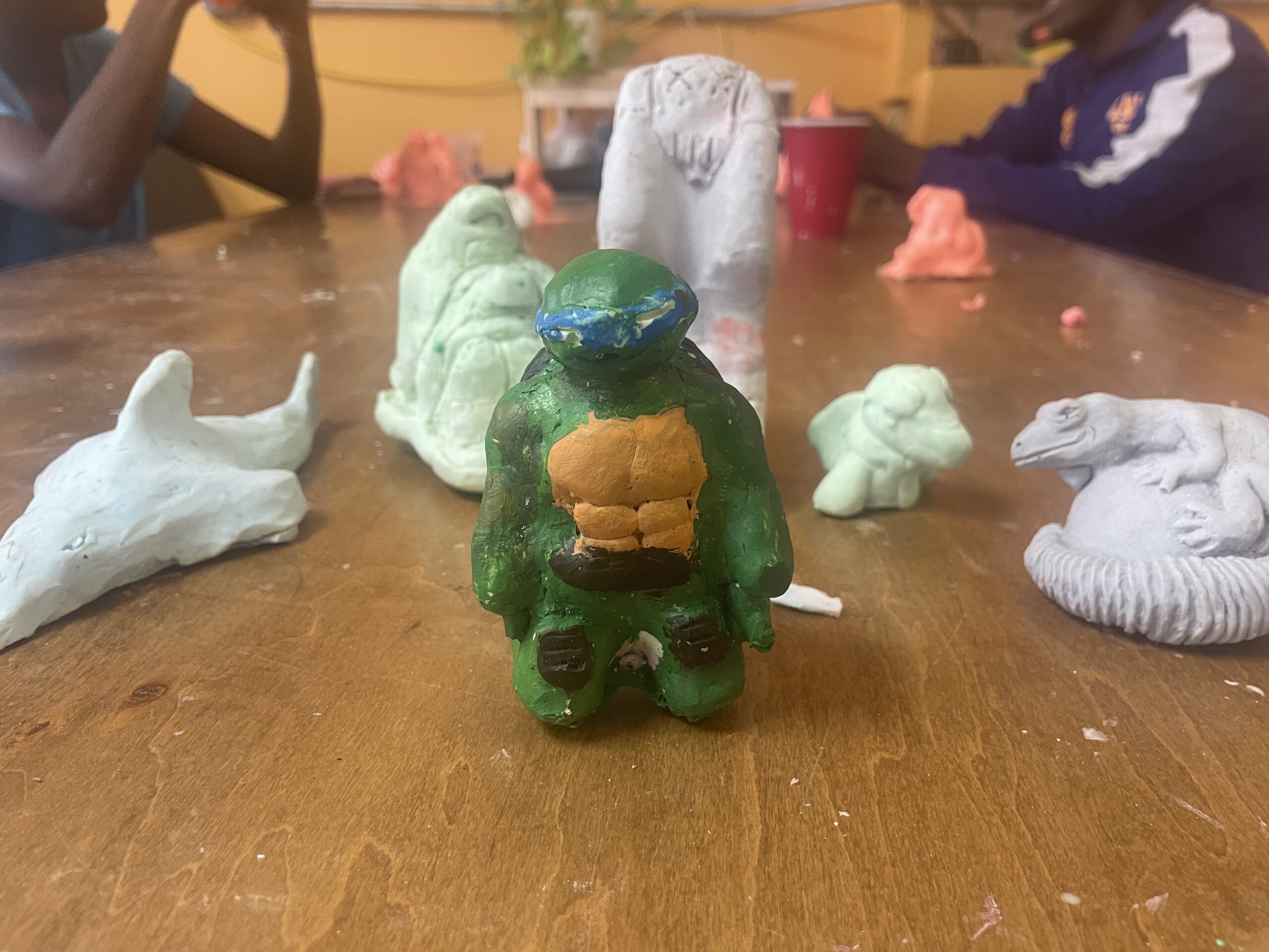 Clay Sculpture – 9th Grade